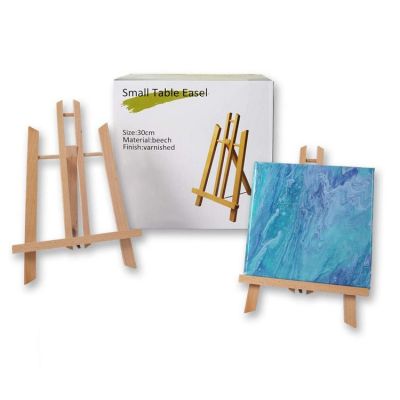 dual sides tabletop chalkboard easel wooden tabletop easel for kids