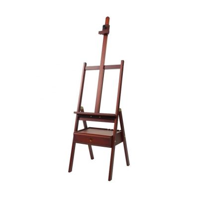 h frame easel stand wooden adjustable easel with art supply storage drawer for art