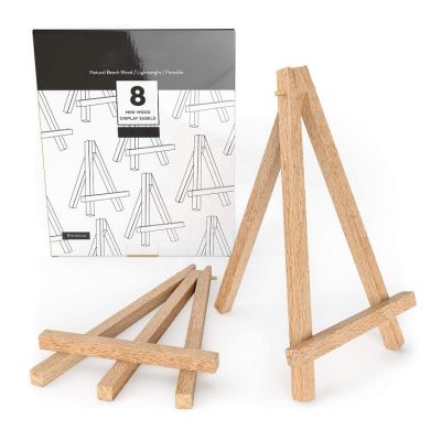 12 inch tall wood display easel portable photo painting artist easel stand for all ages
