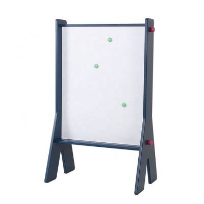 new design deluxe tabletop two sided magnetic wooden kids easel for painting