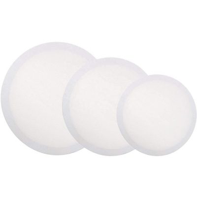 3PCS Cotton Round Canvas Double Acrylic Primed Painting Canvas with Wood Frame