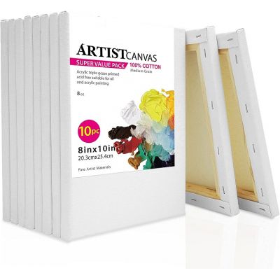 professional frame and stretched art painting canvas for kids ,artist