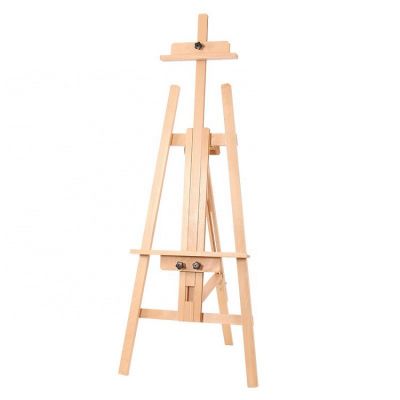 hot sale new style high quality rear support painting display wood artist easel stand