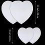 custom high quality wholesale cotton canvas heart shaped wooden frame artist painting canvas