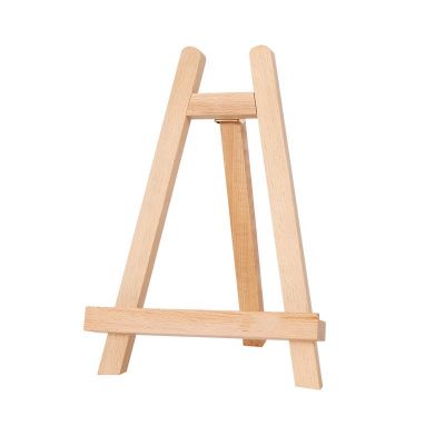 mini beech wood tabletop display easel artist painting tripod easel