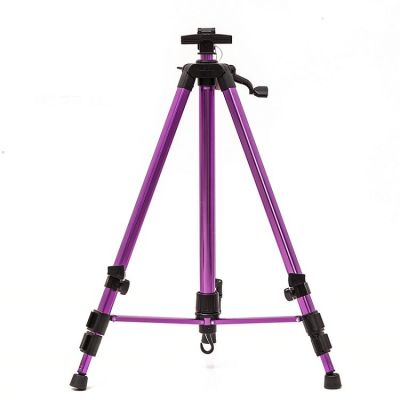 Factory Supply High Quality Purple Blue Green Gold Black Rose Gold Small HandleSwing Retractable Aluminum Alloy Easel