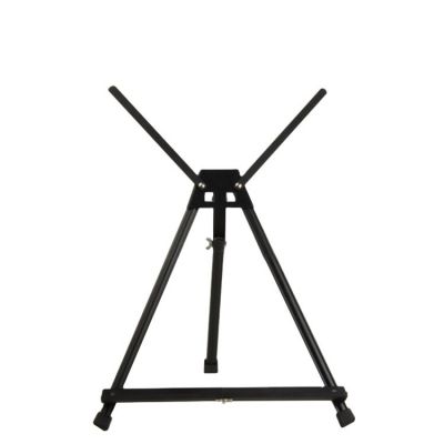Wholesale outdoor sketching portable art aluminum triangle tabletop easel painting supplies