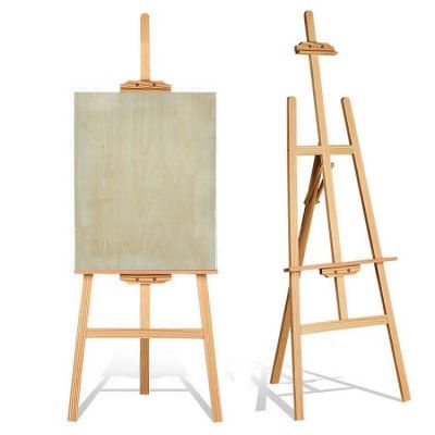 175cm Ponderosa Pine Easel Used For Outdoor Painting,Product Display,Poster Display For Wholesale