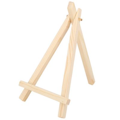 Wholesale 9x16CM Display Stand Tripod Frame Solid Wood Wooden Small Picture Frame Mini Small Easel