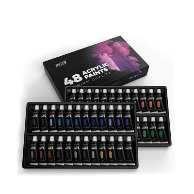 48 colors 22ml Arts Acrylic Paint Artist Set For Artists, Beginners or Kids