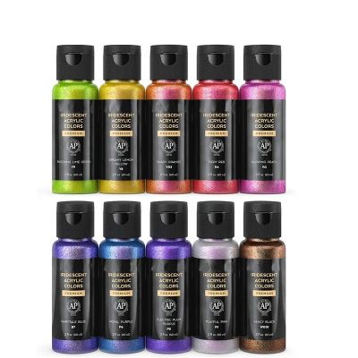 60ml 10 Chameleon Colors High Viscosity Shimmer Iridescent Acrylic Paint Chameleon Colors Acrylic Paint set