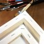 Factory Custom White Stretched Blank Artist Paint Canvas For Kids Set