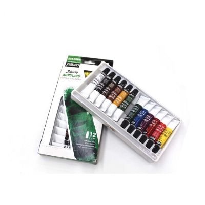 profession 12x12ml Pebeo brand acrylic paint for artist