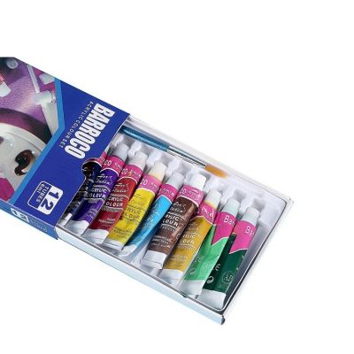 12 ml 12 colors non toxic acrylic color paint set for painting