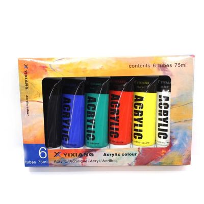 Free sample 75ml acrylic paint for painting acrylic artistic paints