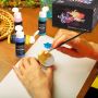 Professional 60ML 36 Colors Rich Pigments Artist Acrylic Paint Set With Brushes And Palette For Painting