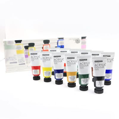 Bview Art Premium Quality Wholesale Fluid 12 Colors Acrylic Paint Set For Child