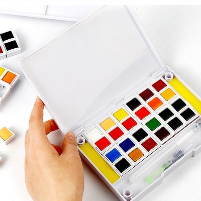 Amazon hot 36colors watercolor paint set for artist drawing