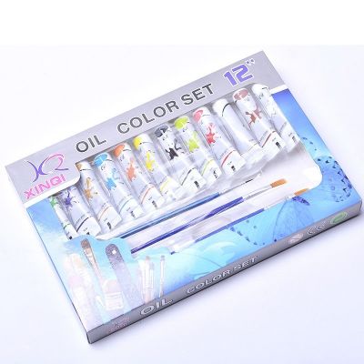 12x 12ml Aluminum Tubes oil Paint Set for painting