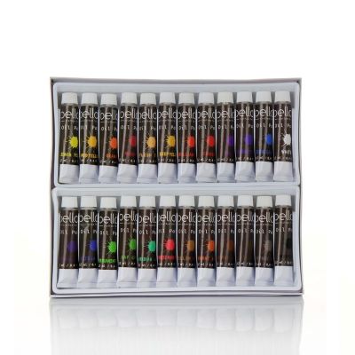 high quality 24colors oil paint set for artist crafts projects