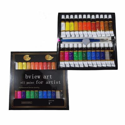 amazon hot 24colors artist oil paint kits for painting