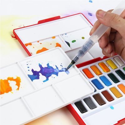Germany 36 Vibrant Colors Solid Watercolor Paints For Drawing