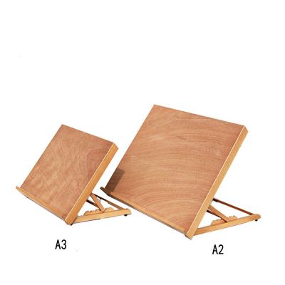 A2 Adjustable wooden easel stand wood desktop table easel for art painting