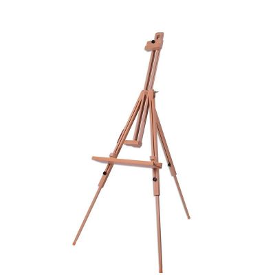 Folding wooden table stand art easel for home or studio use
