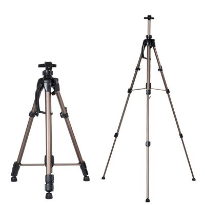 Metal artist painting easel telescopic folding easel for painting and showing stand