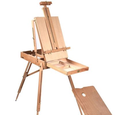 Artist Painter Tripod Portable Wooden Sketch Box French Easel For Artist Painting