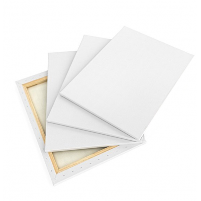 Amazon hot selling 18x24 inch artist white stretched canvas