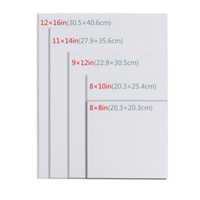 Amazon Hot Selling 25x30 CM Small Artist Strong Stretched Wooden Canvas Frame For Painting