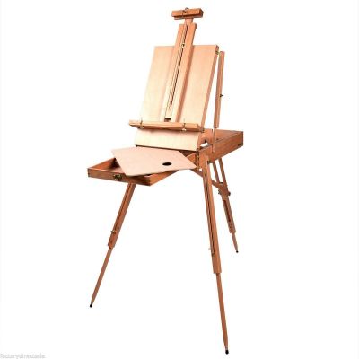 Artist Painter Tripod Portable Wooden Sketch Box French Easel For Artist Painting