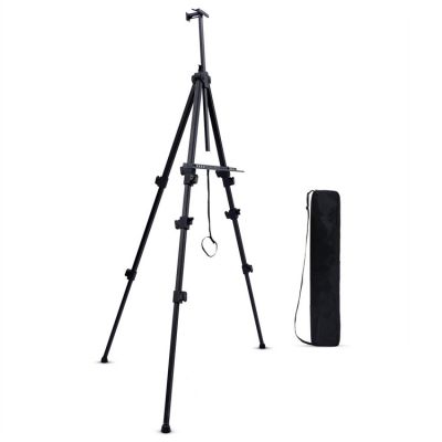 Easel Stand Aluminum Metal Ease Adjustable Height With Black Bag