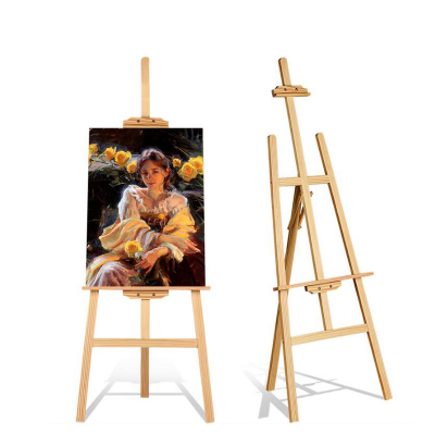 Amazon Hot Professional 150cm Pine Wood Stand Easel For Artist Painting