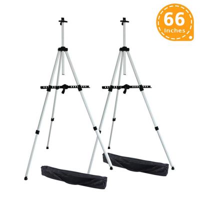 Adjustable Metal Painting Easel With Carrying Bag Tripod Stand Artist Easel For Table/Floor