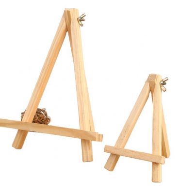 Simple Small Size Wood Painting Easel For Kids