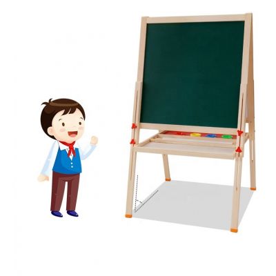 Online Selling Dry Erase Board Chalkboard Kids Deluxe Standing Art Easel For Young Artist Painting