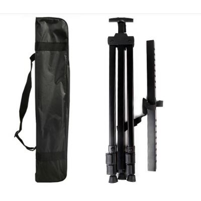 Black Adjustable Portable Art Easel Metal Telescopic Tripod Display Stand for Painting