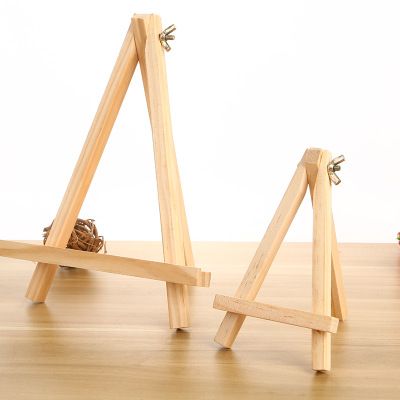Wholesales 18*24 High quality pine mini child art table easel for kids