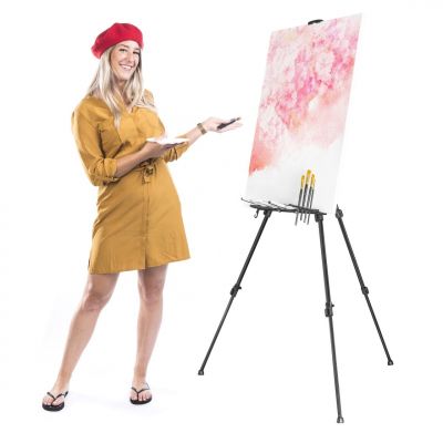 Wholesale tall lightweight Aluminum field Display Easel for artist