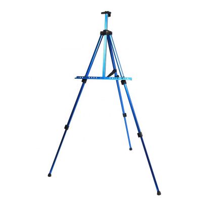Artist Easel Stand, Extra Thick Aluminum Metal Tripod Display Easel Adjustable Height with Portable Bag for Floor/Tabletop