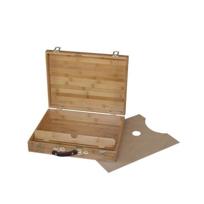 China Manufacture OEM Professional Bamboo Artist Sketch Box Plate Stands Easel For Kids