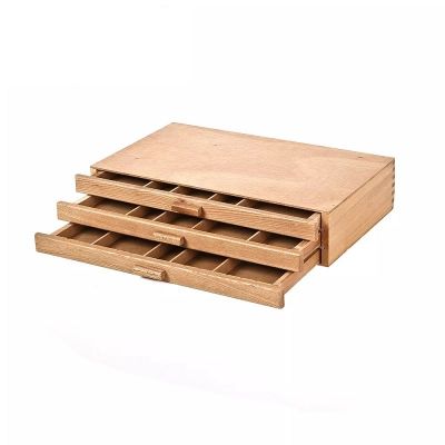 Wooden Box Easel,Artist Wooden Box Easel With Drawers,Painting Sketch Wooden Box Easel With 3 Drawers