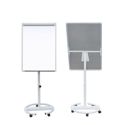Casters Movable Round Metal Base Dry Erase Children's Mobile Kids Magnetic Whiteboard Easel