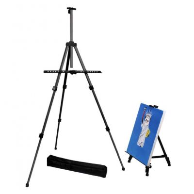 Lightweight folding easel,Transon metal drawing painting easel stand.160cm metal easel