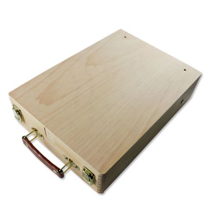 Table Round-corned Artist Easel Box art supplies