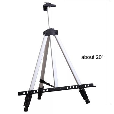 Adjustable Aluminium Artist Easel Telescopic With Bag, Artist painting easel for Oil paint