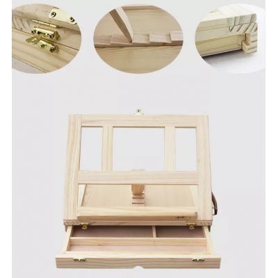 Desktop Table Top Drawing Painting Wooden Easel