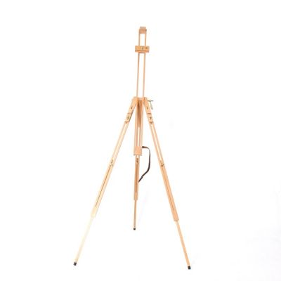 High Quality Corrosion Resistant Popular Hand Sanded Beech Wooden Art Triangular Easel
